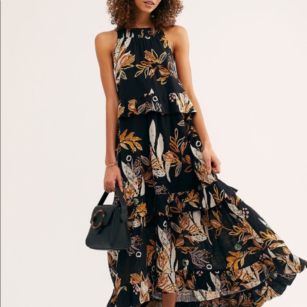 Free People Anita Floral Maxi Dress